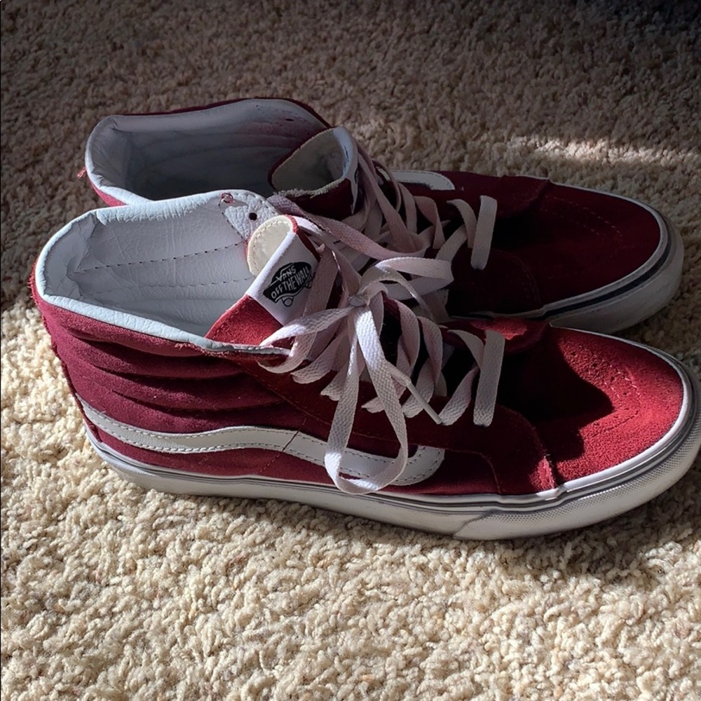 Maroon Vans